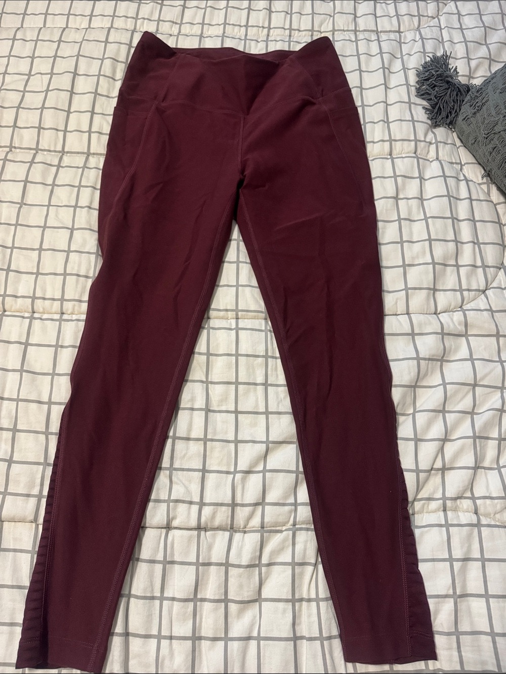 Mondetta Burgundy High-Rise Active Leggings